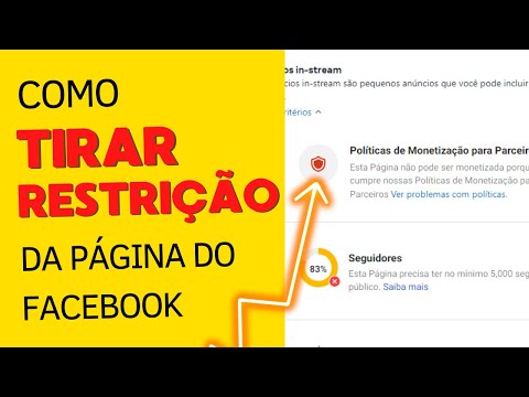 Como tirar restrição vermelha da página do facebook, Fazendo o teste ao vivo na prática.