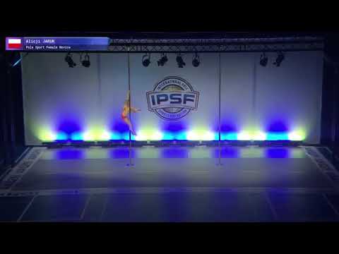 Novice Female Alicji Jaruk of Poland - Finals 4th 2017 World Pole Sports Championships