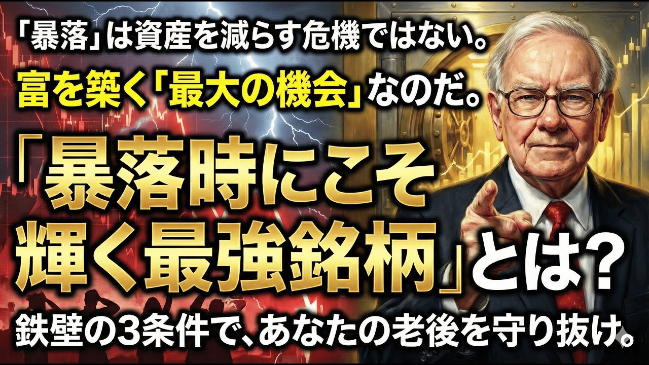 【一人勝ちする株の正体】多くの人がパニックで狼狽売りする中、この条件を知らない人だけが資産を減らします。暴落時に仕込むべき日本株でこれから伸びるのはどんな銘柄？暴落を「富の源泉」に変える思考法のすべて