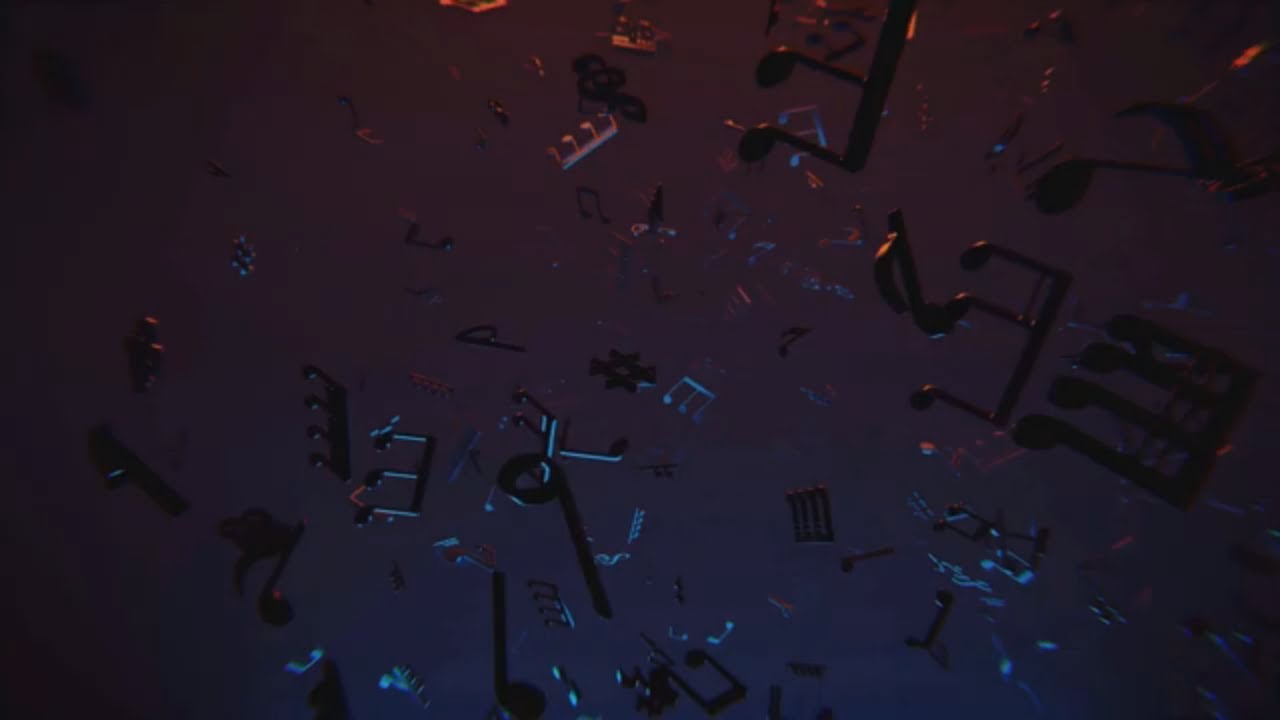 3 Hour Live Wallpaper Mesmerizing Musical Notes Tornado: A Magical Moving Background