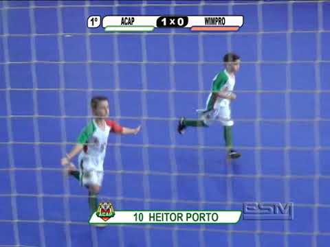 GOLS DO ACAP SUB 9 NA FINAL DO PAULISTA DE FUTSAL 2019 EM 15 09 2019