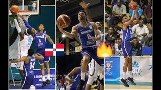 Republica Dominicana vs Bahamas Luis Montero, Rigoberto Mendoza FIBA 2018 FBWC Selección Dominicana