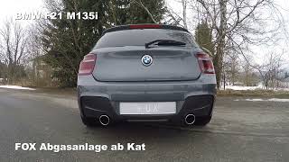 Video: Fox Edelstahl Duplex Sportauspuff-Komplettanlage ab Kat BMW 1er F20 F21 3-Tür 5-Tür M135i
