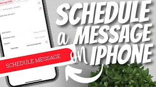 How to schedule text message on iPhone 2021