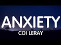 Coi Leray Anxiety Lyrics New Song