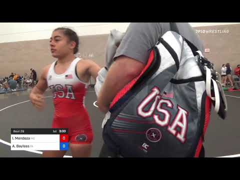 50 Kg Round Of 32 - Isa-Bella Mendoza, Mo Vs Ava Bayless, Pa