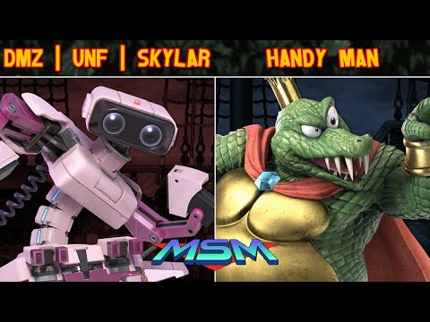 MSM Online 7 - DMZ | UNF | Skylar (R.O.B., Snake) Vs Handy Man (King K. Rool) - Smash Ultimate