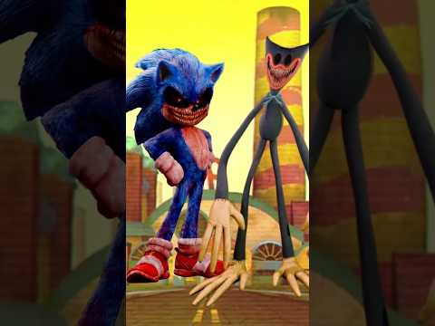 Sonic Exe Vs Poppy Playtime #sonicexe#poppyplaytime#edit#4k