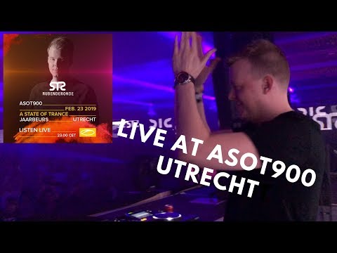 Ruben de Ronde, Live at A State of Trance 900, Utrecht (23-02-2019)
