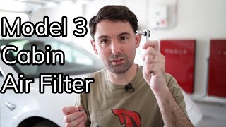 Replacing Tesla Model 3 Cabin Air Filter
