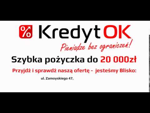 Kredyt OK - Bezpieczna pozyczka do 20 000 - Zapraszamy 601 500 500