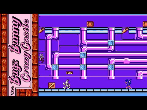 Bugs Bunny Crazier Castle (2022 Crazy Castle Hack) Custom Levels - MiSTer FPGA Capture