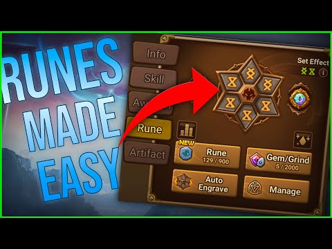 Introduction To Runes In Summoners War - VERY Easy To Understand Guide