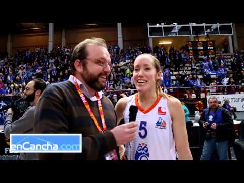 Declaraciones Marta Fernández - Perfumerías Avenida - Final Copa Reina 2015 (15/02/2015)