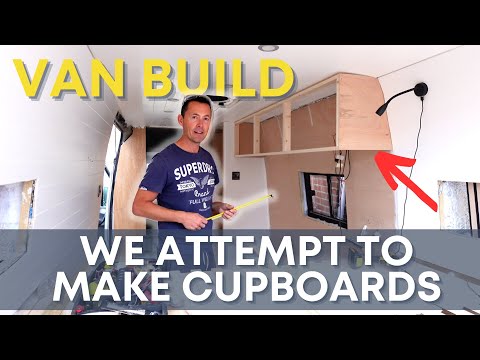 VAN BUILD Fitting the WATER SYSTEM & Building Cabinets
