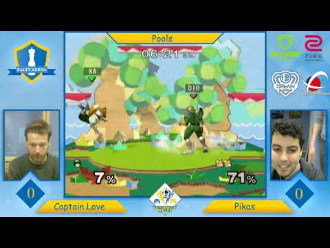 Salty Arena Cup Melee #1 [NTSC] - Pools - Captain Love (Falcon) vs PikaS (Fox)