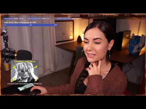 Sasha Grey VOD 12/December/2019 - The Witcher 3 part 4 / Chill More Witcher subgoal 200 for givea...