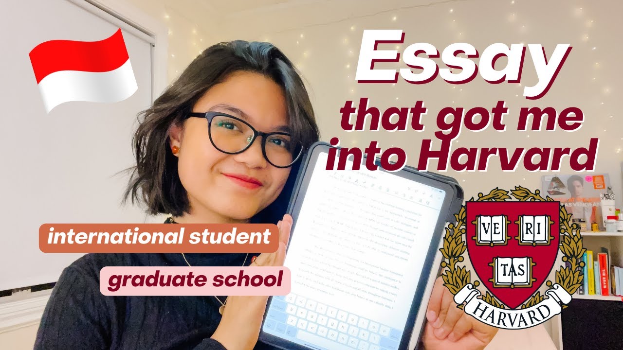 Reading the Essay that Got Me Into Harvard | Personal Statement | Indonesian Student