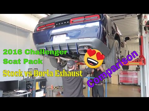 Challenger Stock vs Borla S-Type Exhaust
