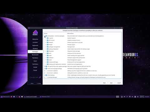 ArcoLinux : 3198 Visiting EndeavourOS - EndeavourOS_Cassini_22_12.iso