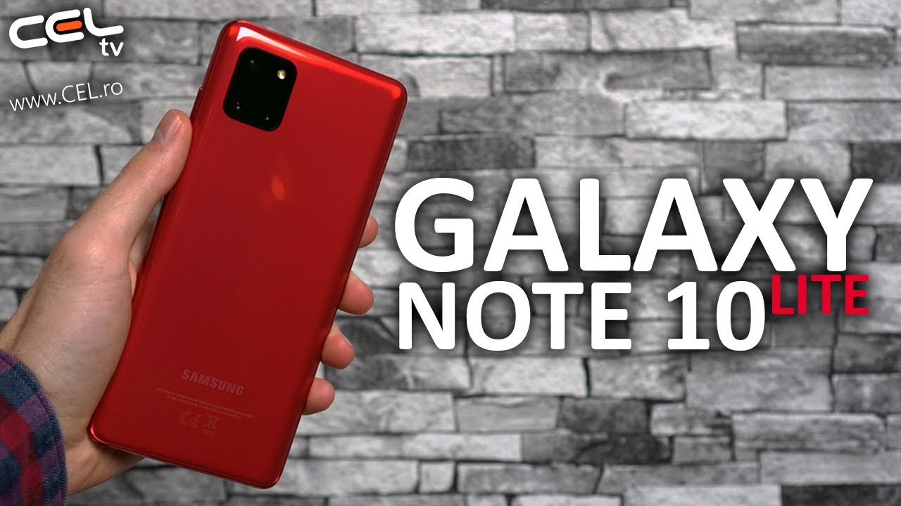Samsung Galaxy Note 10 Lite | Plastic "premium" | Unboxing & Review CEL.ro