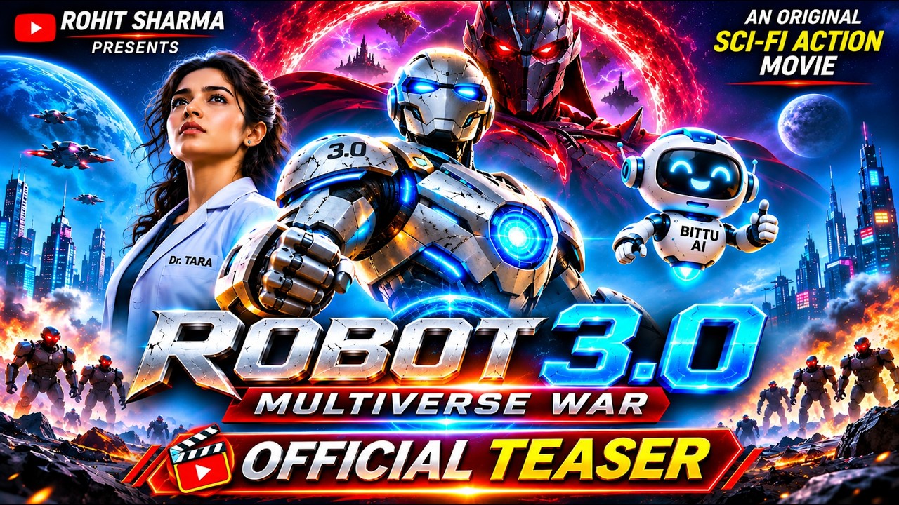 ROBOT 3.0: MULTIVERSE WAR 🔥 | Official Teaser | Sci-Fi Robot Movie | Coming Soon