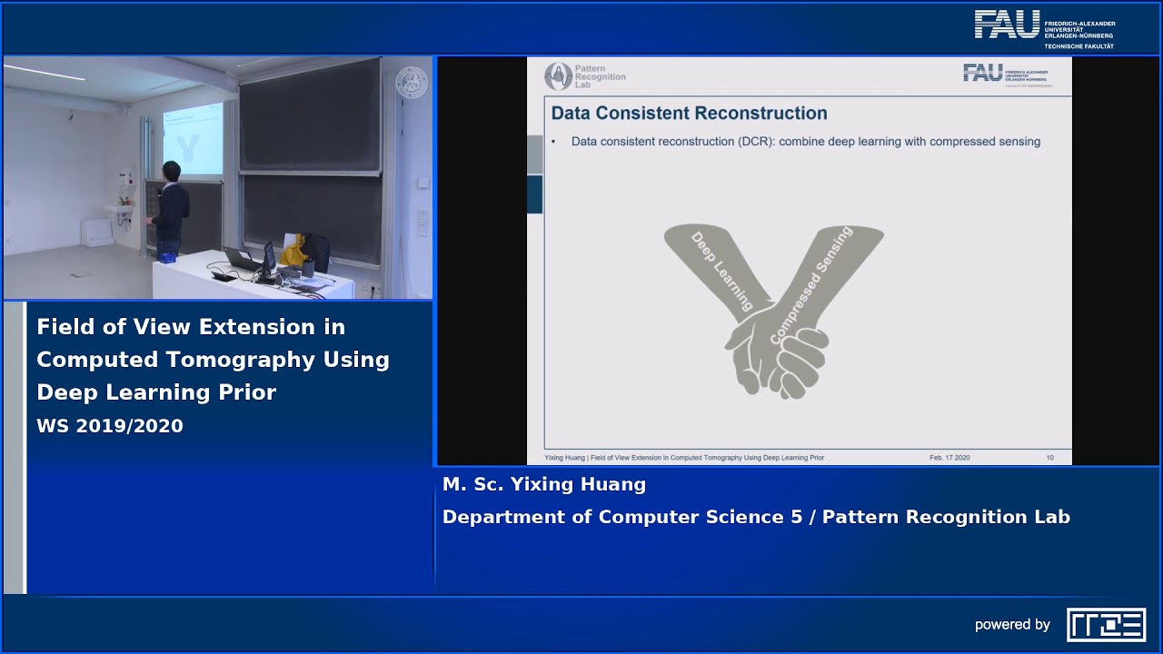 Field of View Extension in CT using Deep Learning Prior