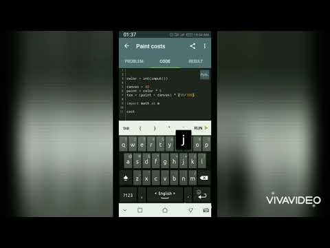 Sololearn Paint Cost Problem Solution Sololearn Coding Challenge Python Problem Solving