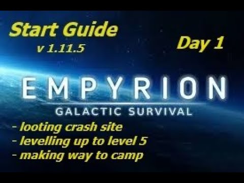 Empyrion Galactic Survival. Start Guide. Day 1. First steps.