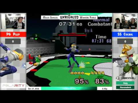 Unrivaled 4 Melee - PG Plup (Sheik) vs SS Colbol (Fox) - Winners Finals