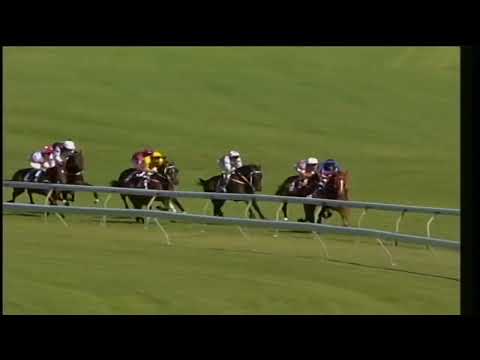 Lonhro charges home to win the George Main Stakes