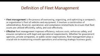 2025 AMAM - The Value of Fleet Management presented by Dayton Rumbough of Fleet Wi$e