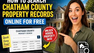 How to search Chatham County property records online for free