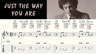 Download lagu JUST THE WAY YOU ARE | BILLY JOEL | Complete | Acoustic Guitar Tutorial | Sheet Music & TAB mp3 Download lagu JUST THE WAY YOU ARE | BILLY JOEL | Complete | Acoustic Guitar Tutorial | Sheet Music & TAB mp3