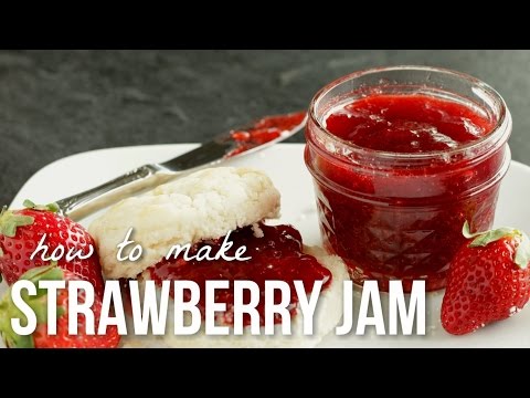 How to Make Strawberry Jam!! Homemade Small Batch Preserves Recipe