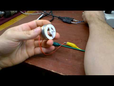 Testing my 3d-printed DC motor