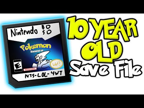 Exploring my 10 year old Pokemon Diamond Save file
