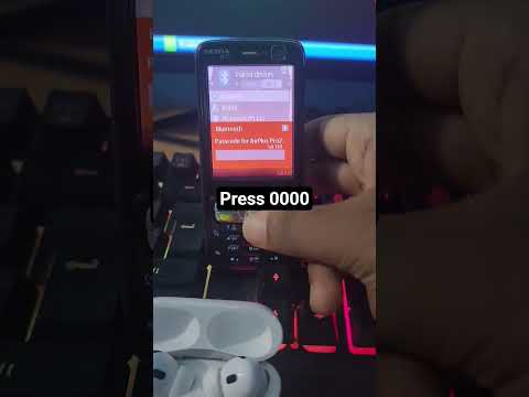 Connect airpods with Symbian Phone #shorts #N73 #Nokia #Symbian