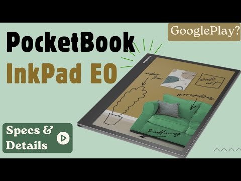 Elektroninė skaityklė PocketBook InkPad Eo Mist Pilkas 10.3” 64GB Mist Pilkas (PB1042-M-WW) video