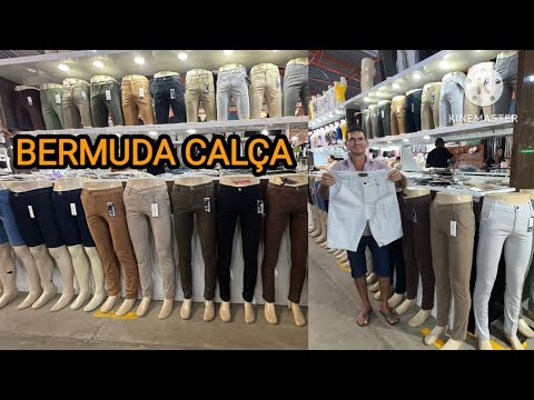 🟠BERMUDA CALÇAS ESPORT FINO DIRETO DA FABRICA MODA CENTER SANTA CRUZ CAPIBARIBE PERNABUCO 