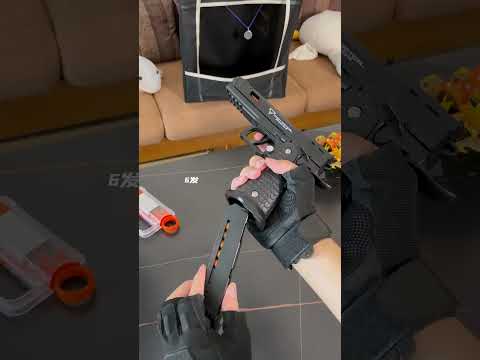 JW3 Combat Master 2011 Blowback Pistol with Shell Ejecting #shorts  #toygun #softbulletgun