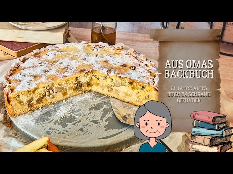 Altes Backbuch gefunden! Funktioniert Omas Apfelkuchen-Rezept von 1952 noch?