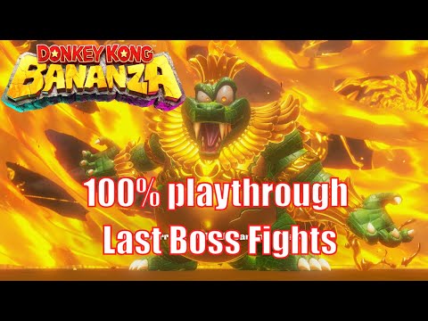 Donkey Kong Bananza 100% Playthrough pt18 | Last boss Fights | 4K