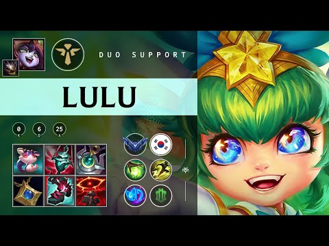 Lulu Support vs Jarvan IV - KR Diamond Patch 25.24