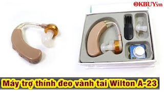 Video Máy trợ thính không dây đeo vành tai Wilton A-23