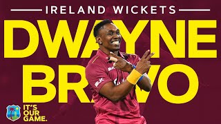 Dwayne Bravo's Return To International Cricket v Ireland! | 5 wickets | Windies