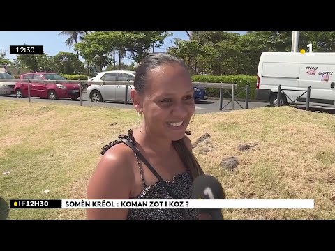 La somen Kréol est lancée à La Réunion. Est-ce que zot y koz kréol tous les jours ? Reportage