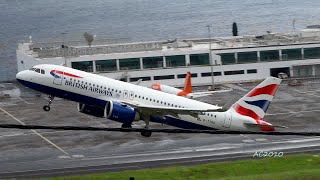 Madeira's Aerial Ballet: Landings & Takeoffs at Funchal Airport