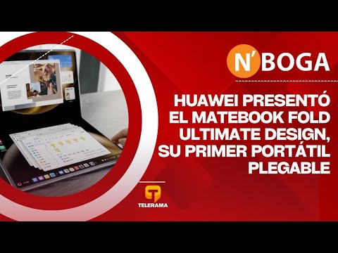 Huawei presentó el Matebook Fold Ultimate Design, su primer portátil plegable