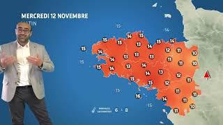 Illustration de l'actualité La météo de votre mercredi 12 novembre 2025